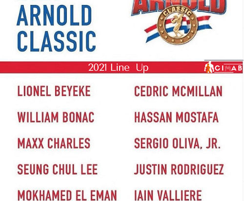 Arnold Classic Line Up