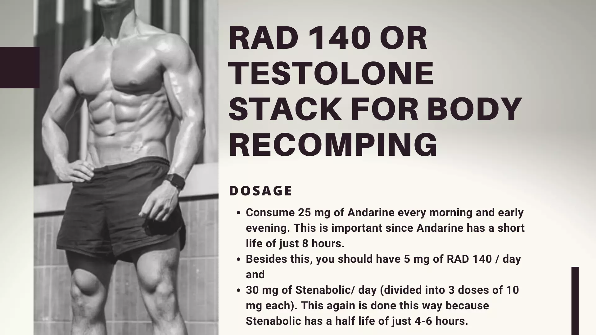 RAD 140 or Testolone Stack for Body Recomping