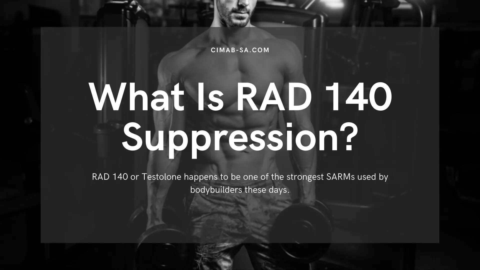RAD 140 Suppression