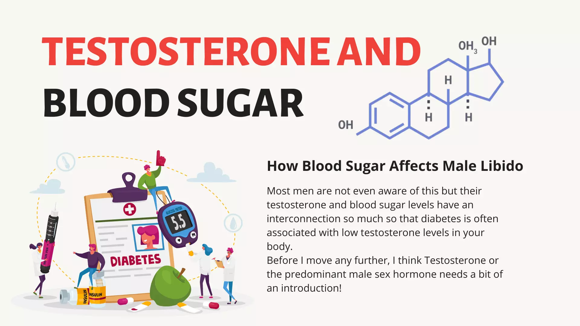 Testosterone And Blood Sugar How Blood Sugar Affects Male Libido?