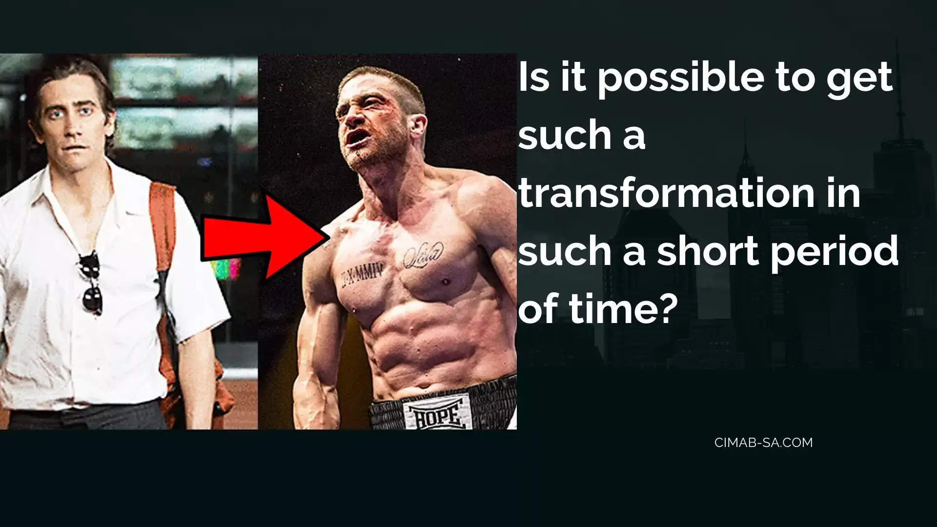 Did Jake Gyllenhaal use Steroids for Southpaw?