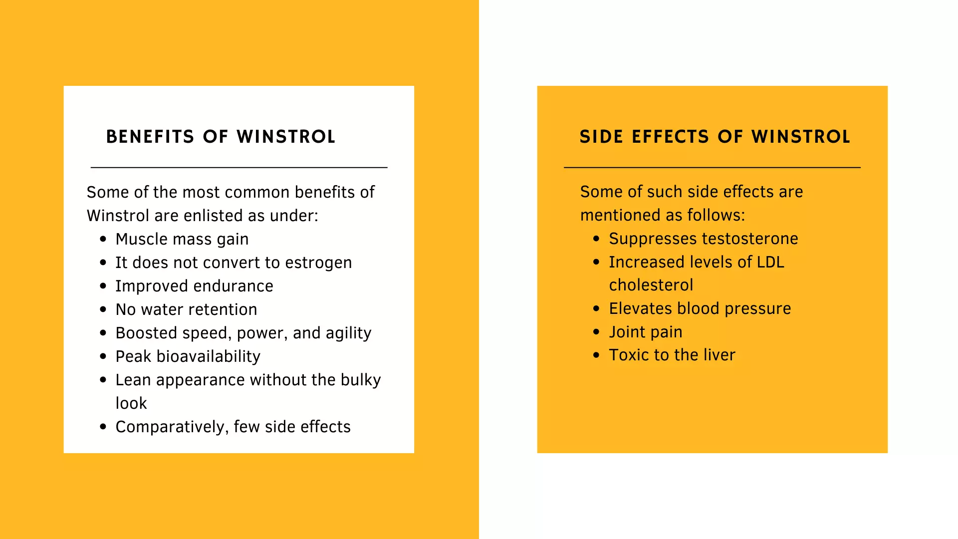 Winstrol vs Anavar