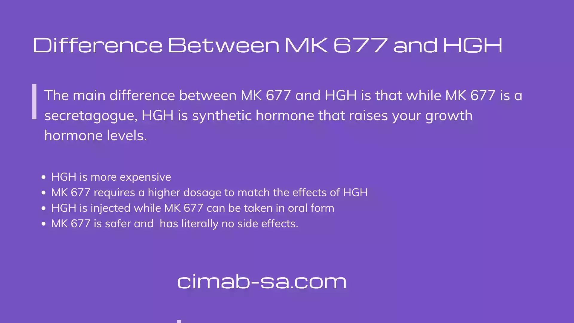 MK 677 vs HGH