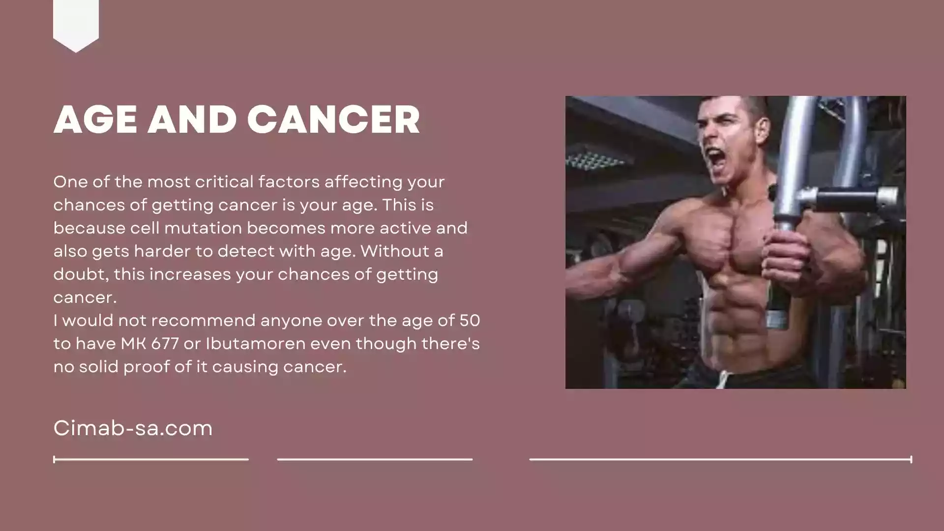 Age and cancer